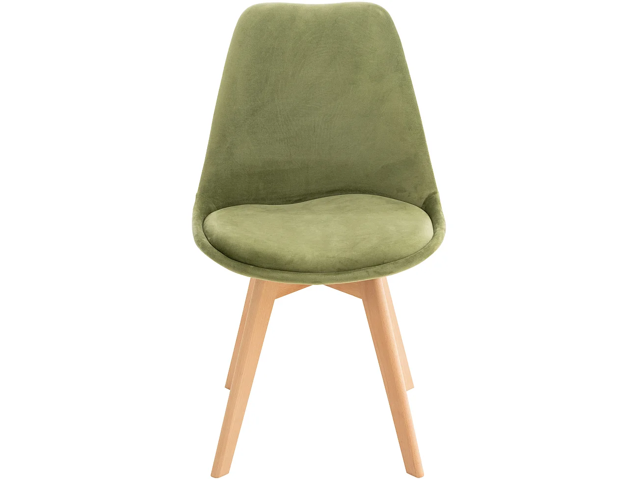 Chaise Linares - Velours Vert clair83.00