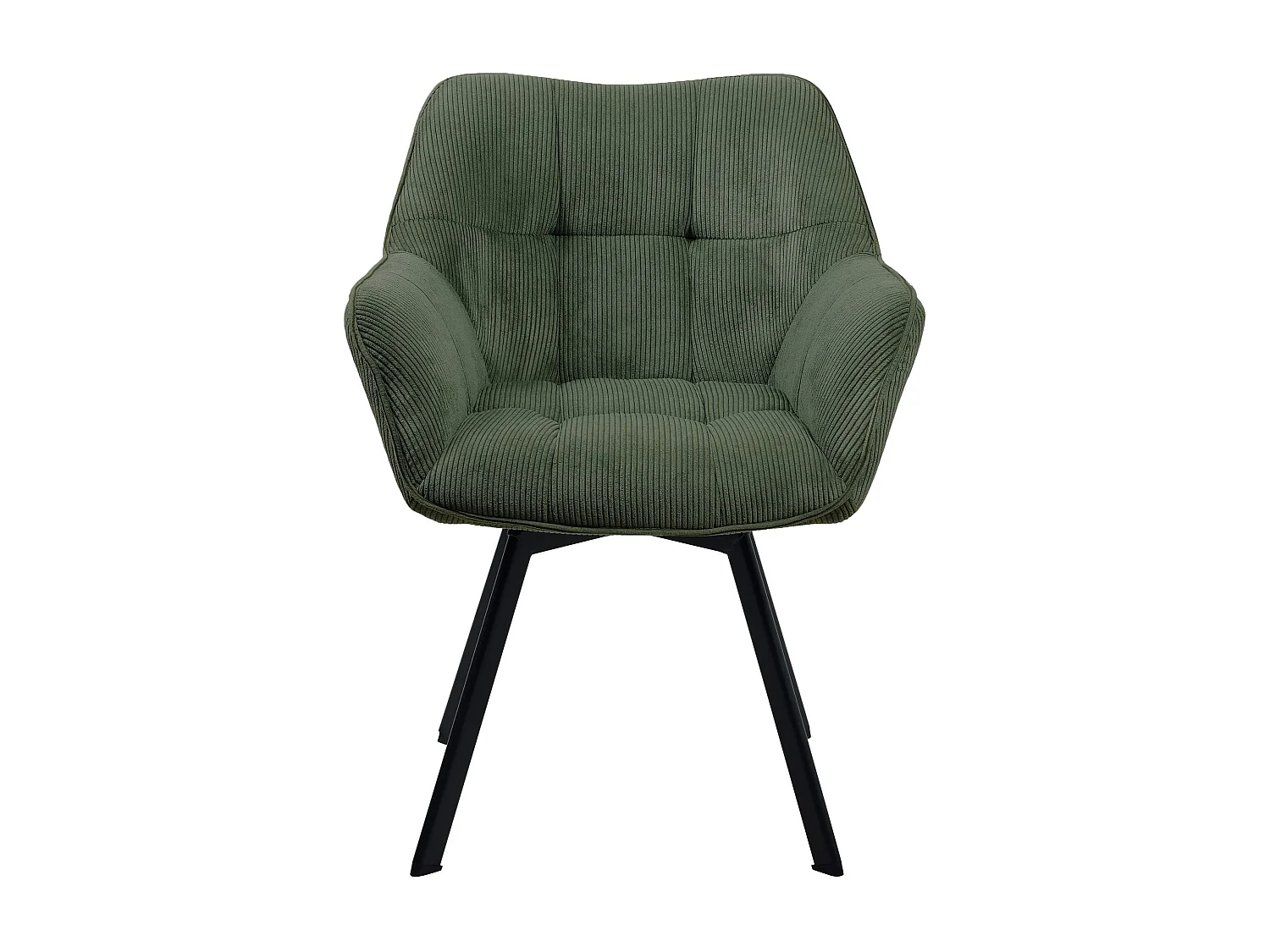 Fauteuil en tissu Jordi - Vert81.00