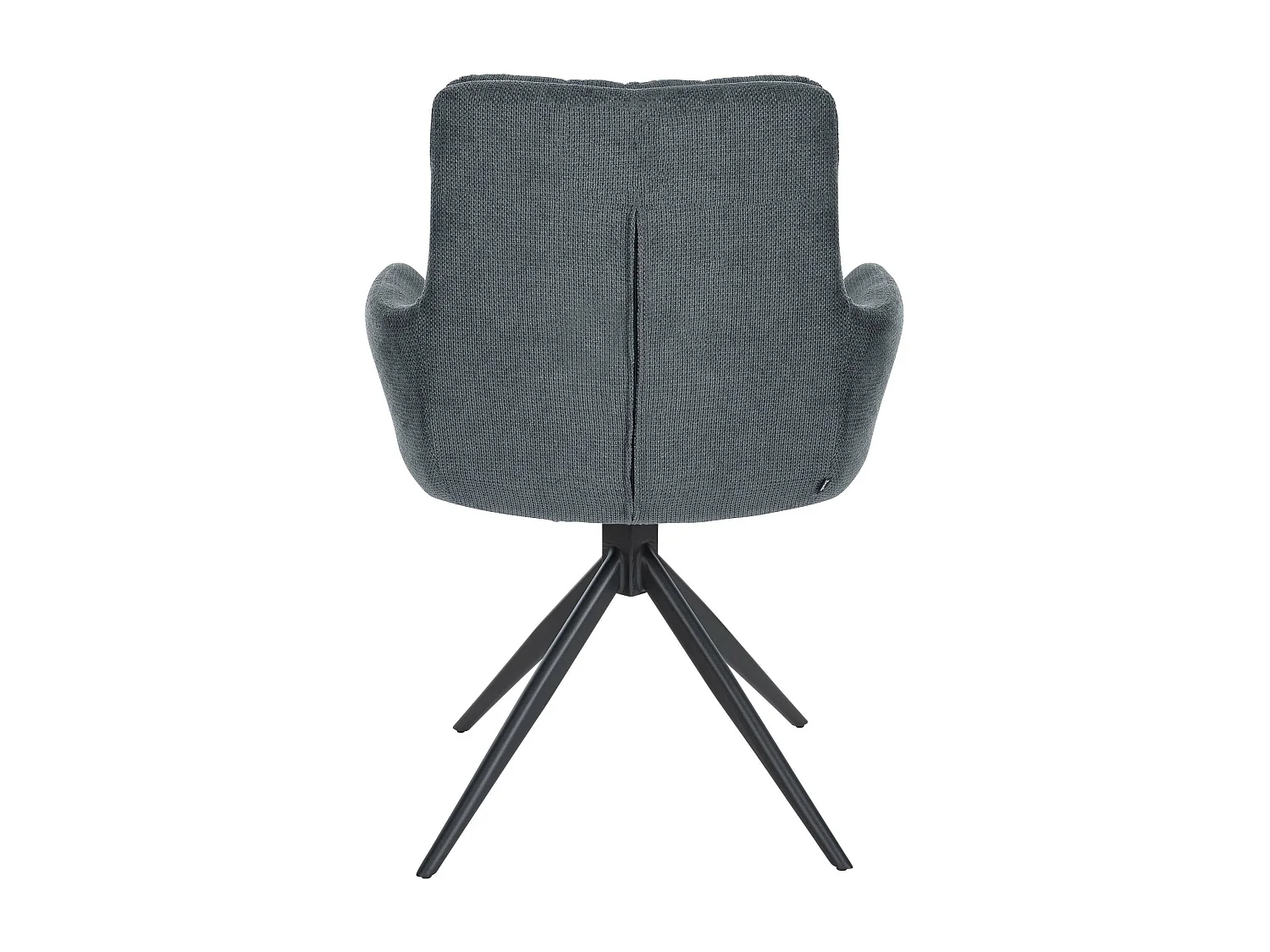 Fauteuil pivotant en tissu Vilas - Noir88.00