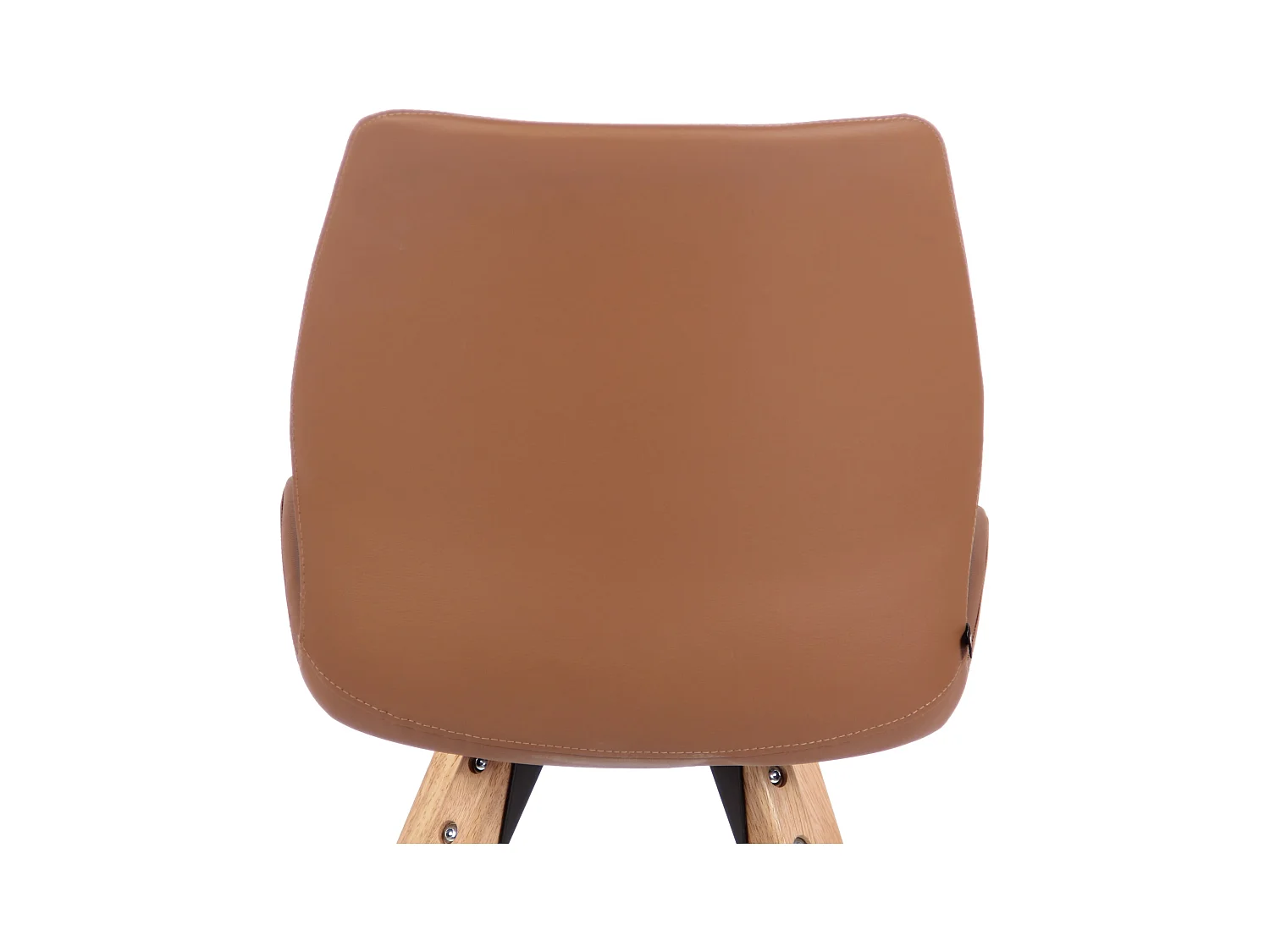 Esszimmerstuhl - Kunstleder - hellbraun - Luna