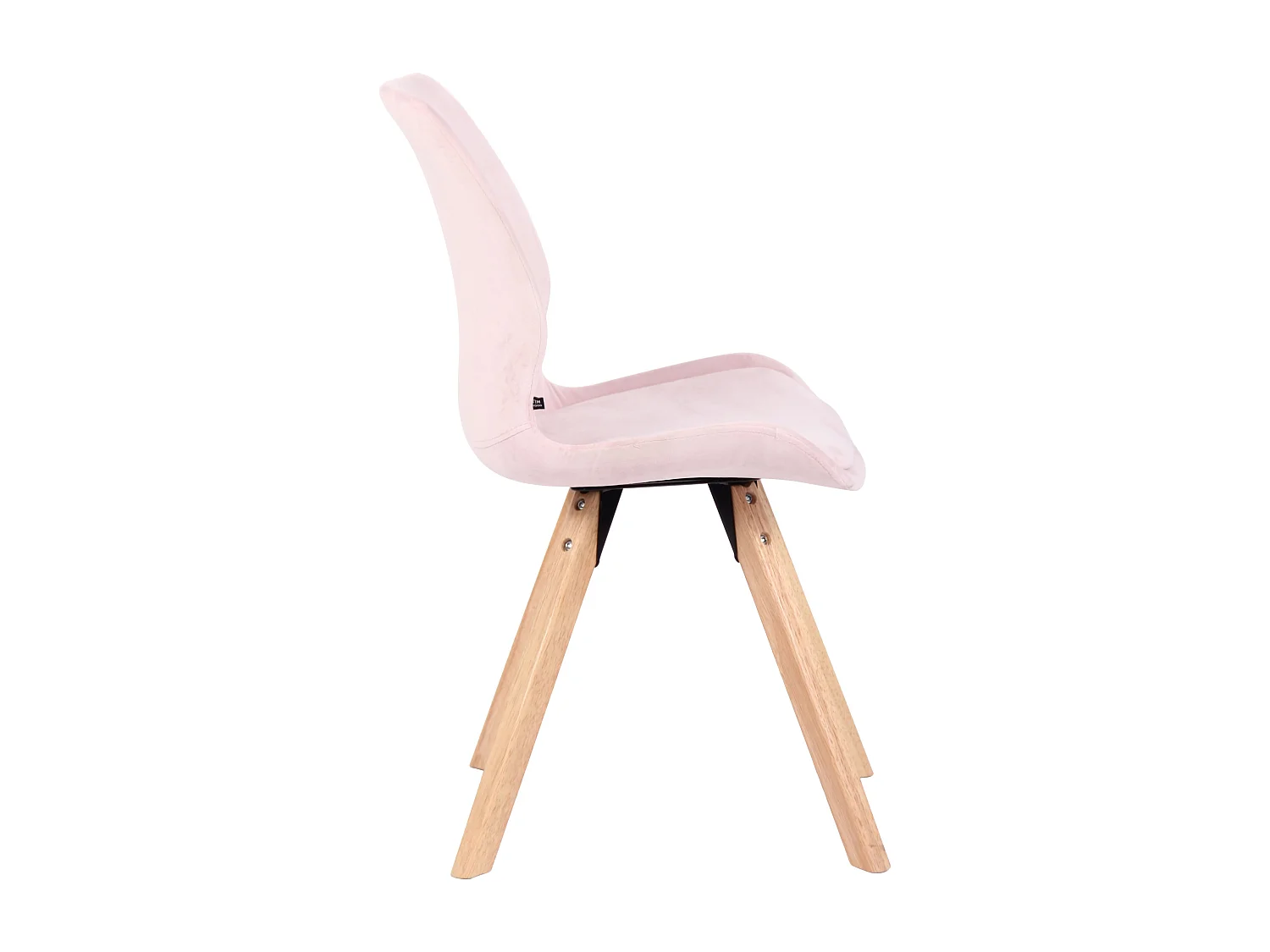 Chaise Luna - Velours Rose87.00
