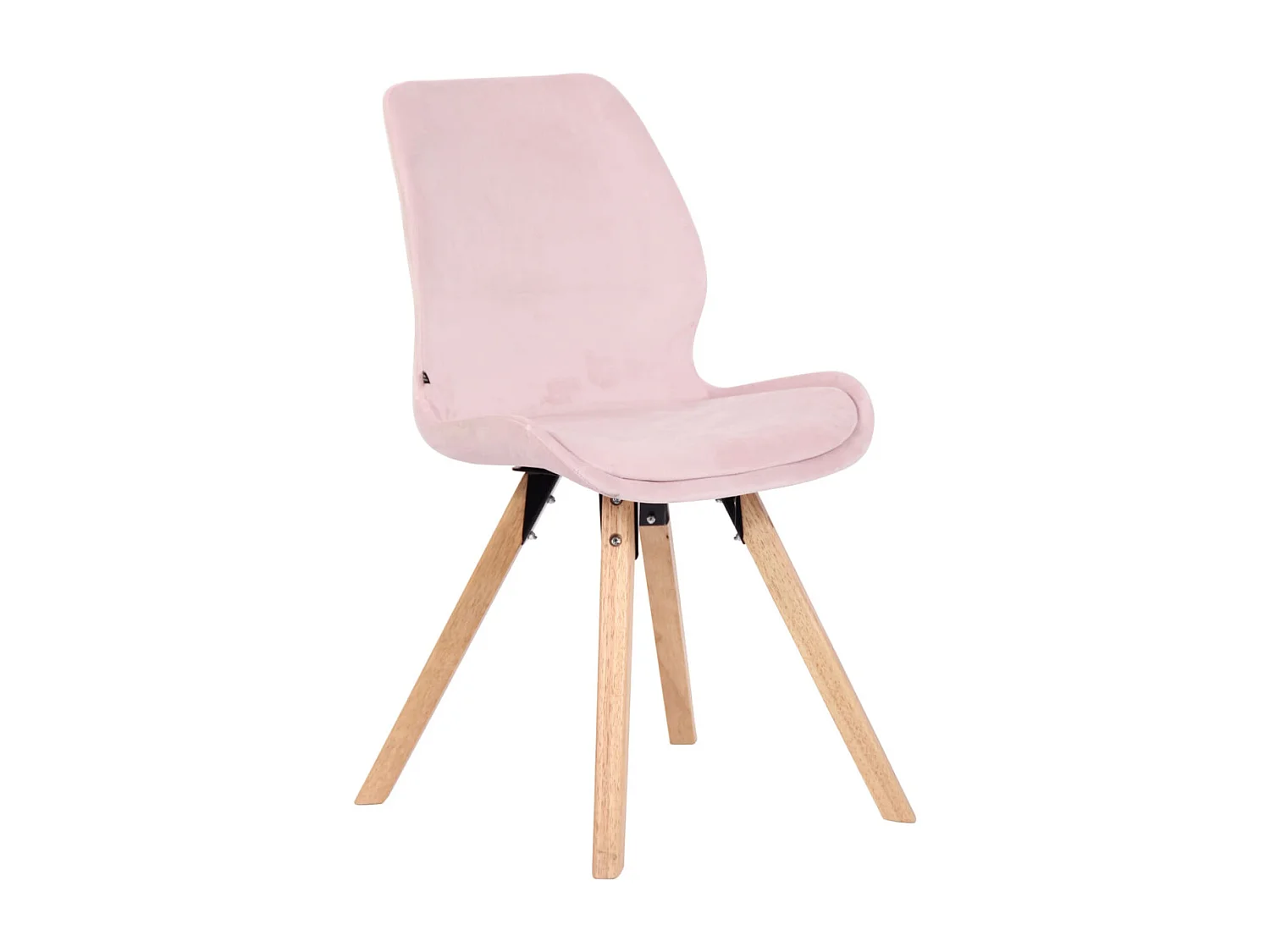 Chaise Luna - Velours Rose87.00