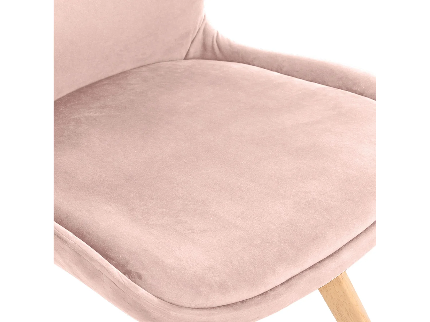 Chaise Luna - Velours Rose87.00