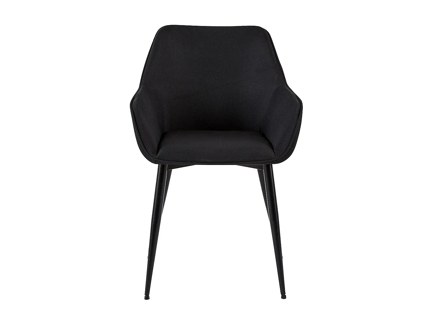 Fauteuil en tissu Vessa - Noir82.00