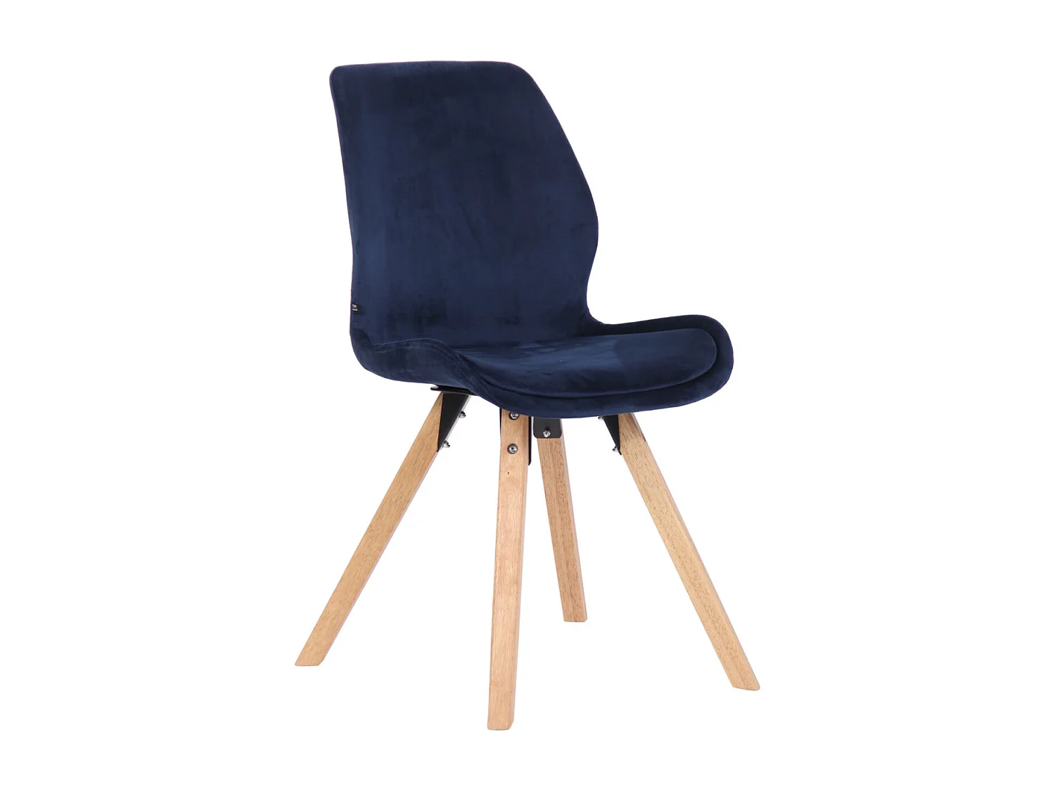 Chaise Luna - Velours Bleu87.00