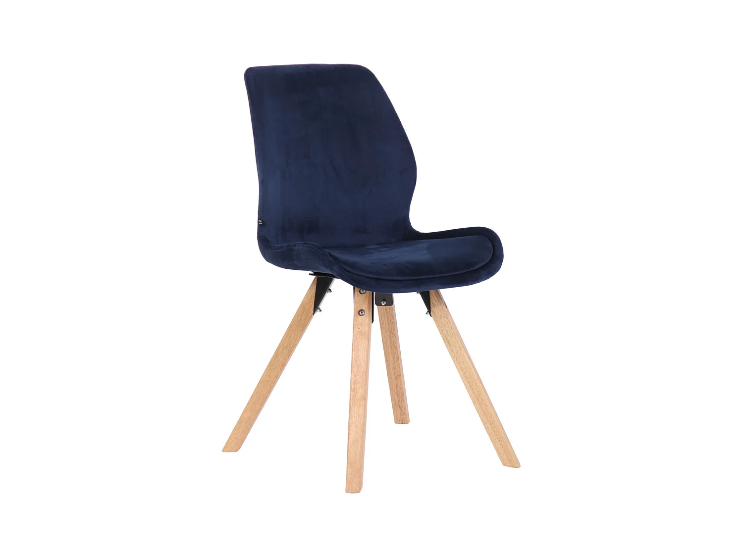 Chaise Luna - Velours Bleu87.00