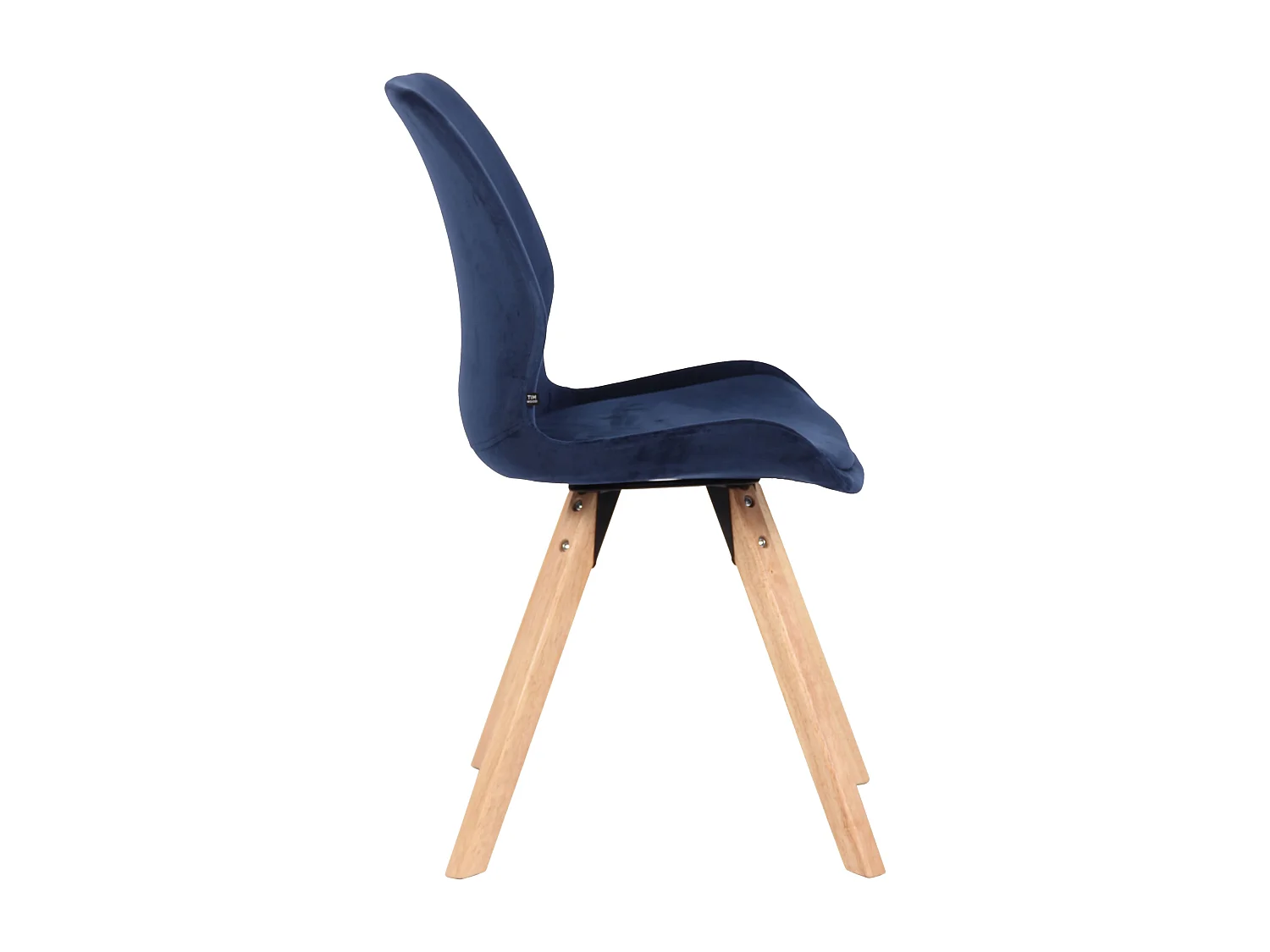 Chaise Luna - Velours Bleu87.00