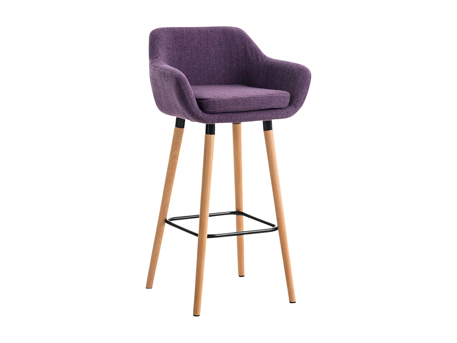 Tabouret de bar Grant tissu - mauve99.00