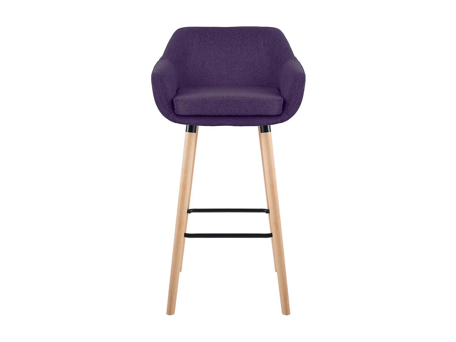 Tabouret de bar Grant tissu - mauve99.00
