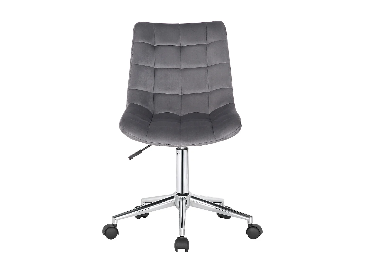 Chaise de bureau Medford - velours Gris81.00