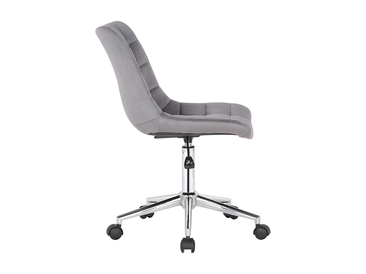 Chaise de bureau Medford - velours Gris81.00