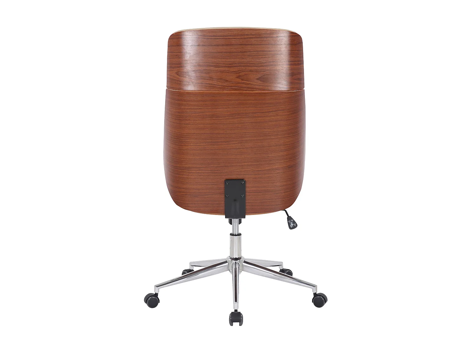 Fauteuil de bureau Varel - Noyer - Crème110.00