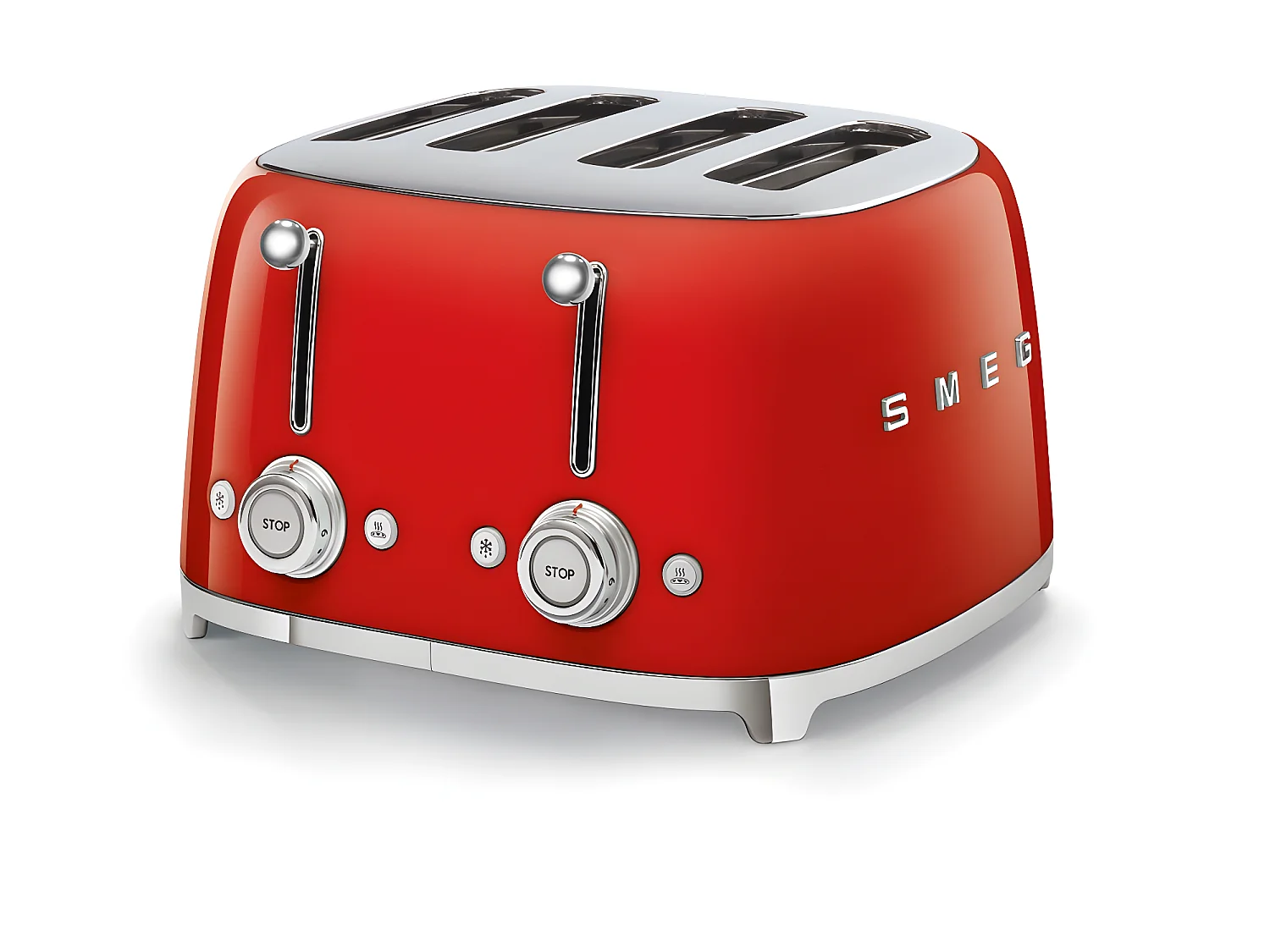 Toaster 4 tranches rouge