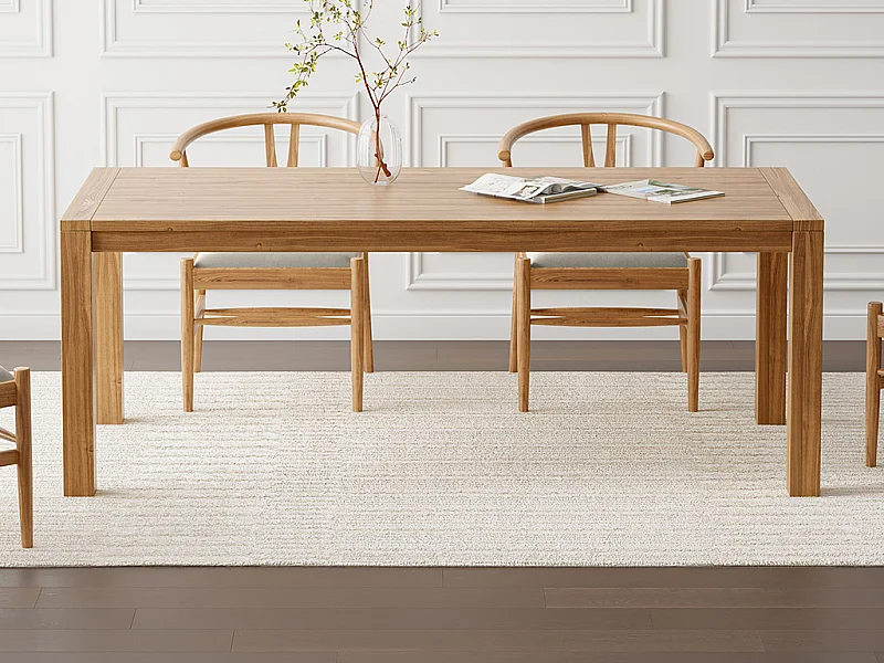 Tavolo da pranzo 8 coperti in Legno di teak Naturale - AMILA