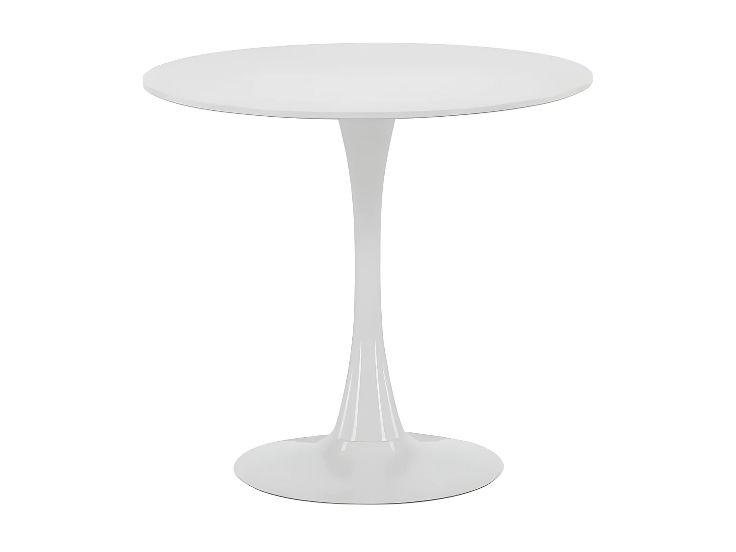 Hamden eetkamertafel Ø80cm wit.