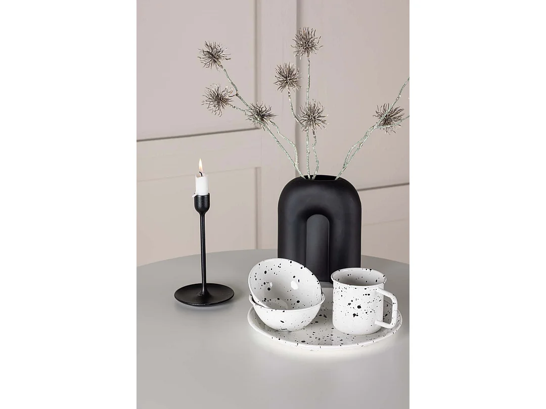 Hamden eetkamertafel Ø80cm wit.