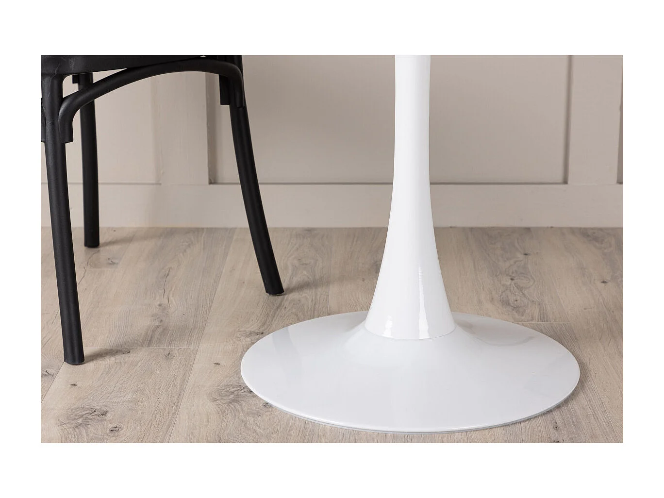 Hamden Esstisch Ø80cm weiß.