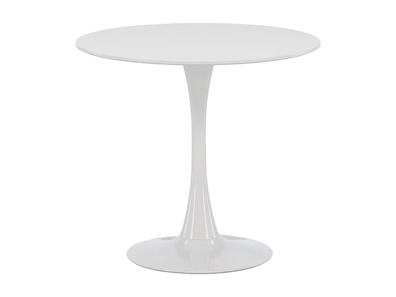 Hamden Esstisch Ø80cm weiß.