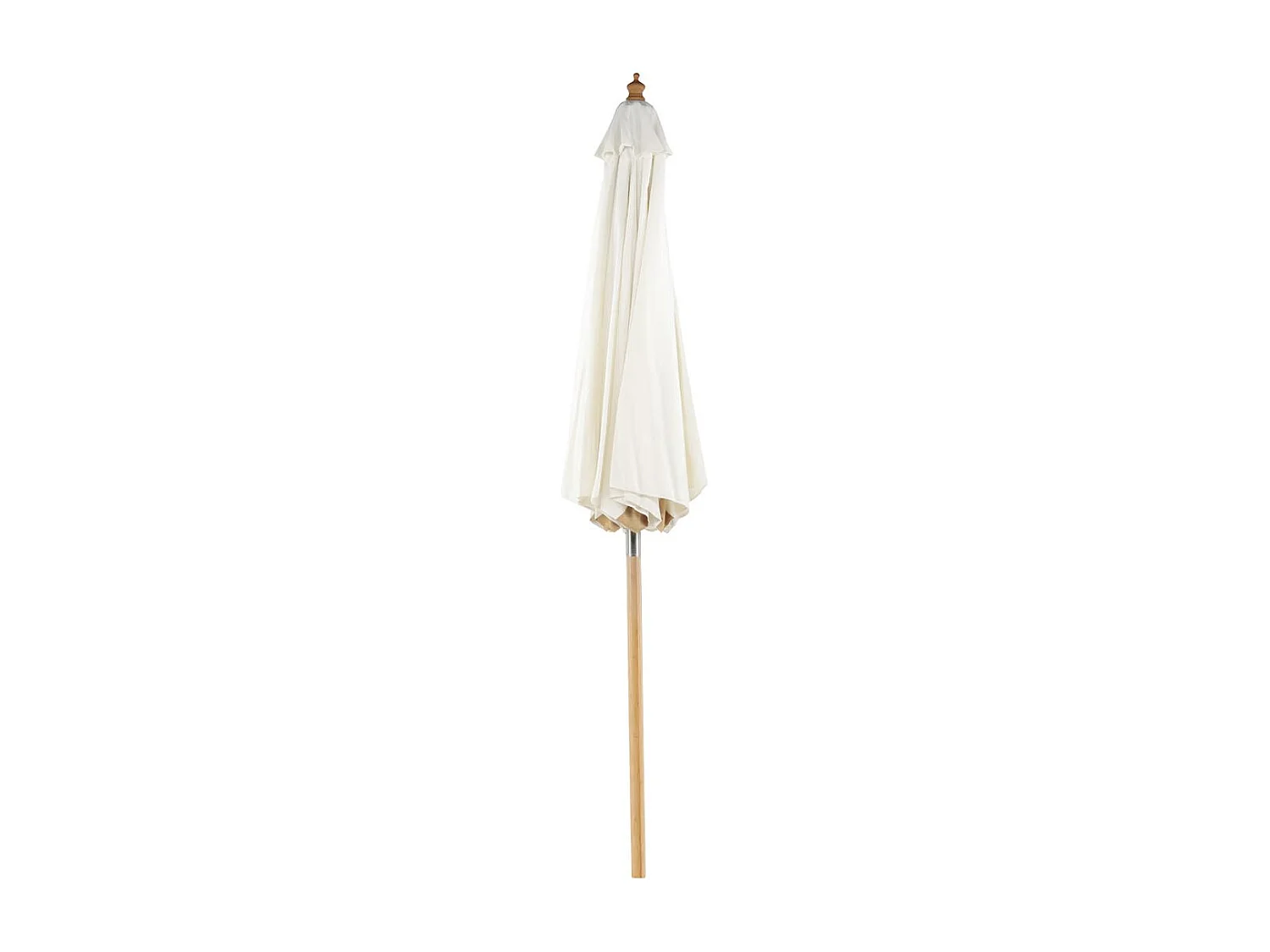 Parasol en Bambou "Cerox" 270cm Blanc