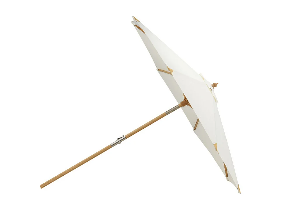 Cerox parasol met kantelfunctie wit.