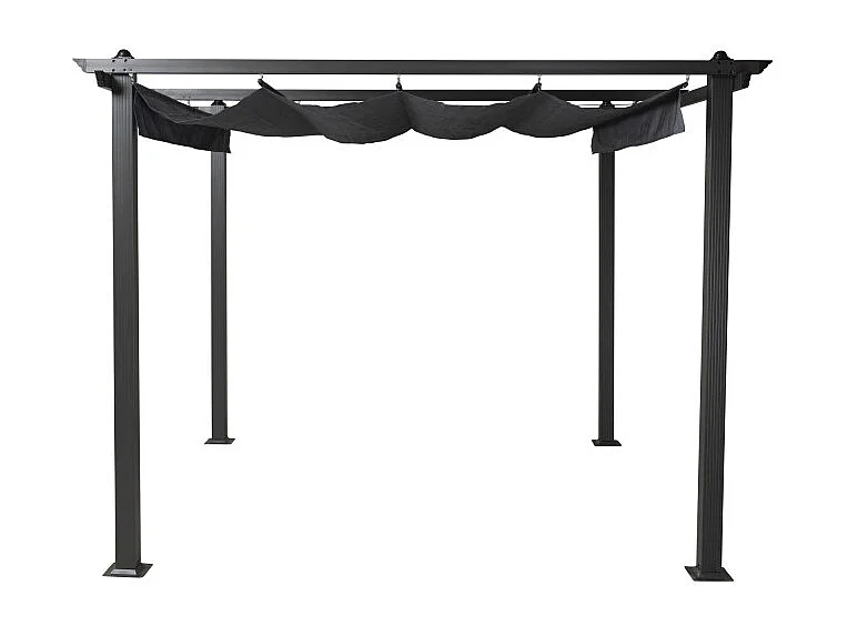 Pergola Avec Toit "Lazio" 295cm Gris Foncé