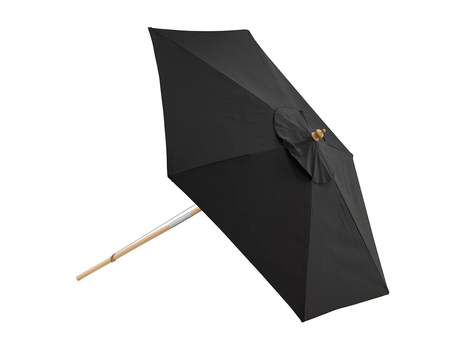 Corypho parasol met kantelfunctie zwart.