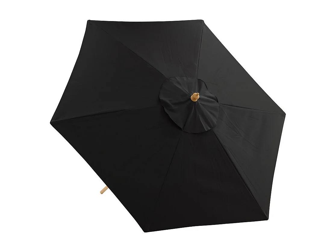 Parasol en Bois "Corypho" 250cm Noir