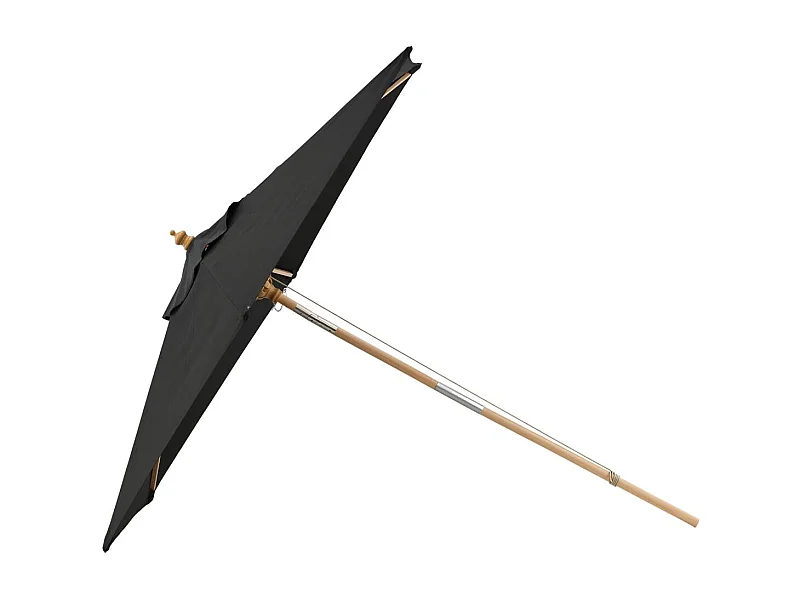 Corypho parasol met kantelfunctie zwart.