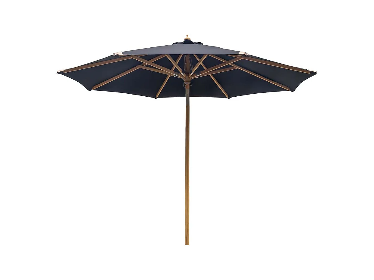 Austin parasol Ø300cm avec fonction d'inclinaison noir.