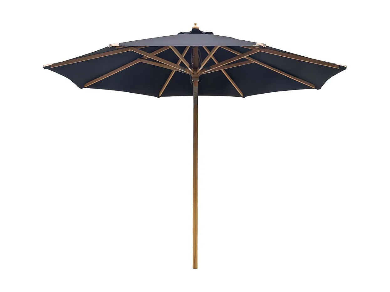 Austin parasol Ø300cm avec fonction d'inclinaison noir.