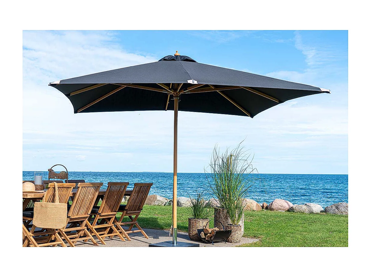 Orlando Sonnenschirm Ø300cm schwarz.