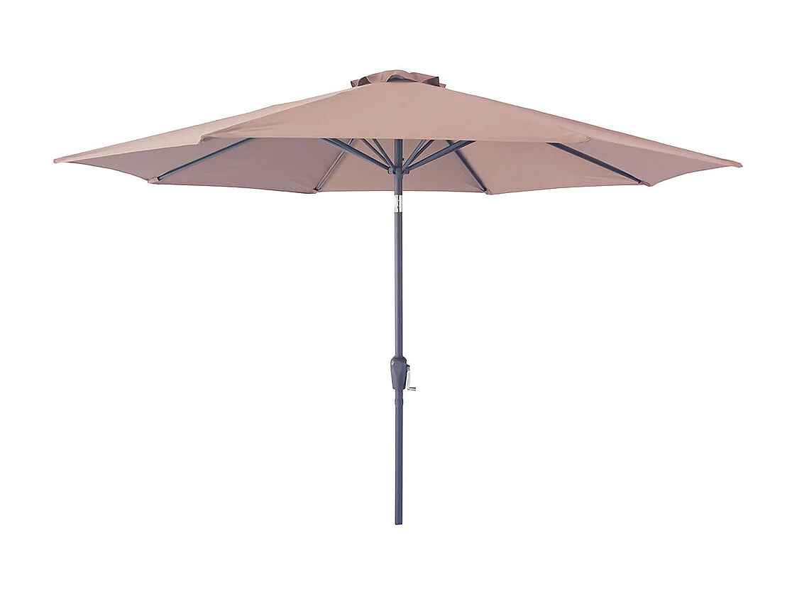 Houston parasol Ø300cm met kantelfunctie, lift zandkleurig.
