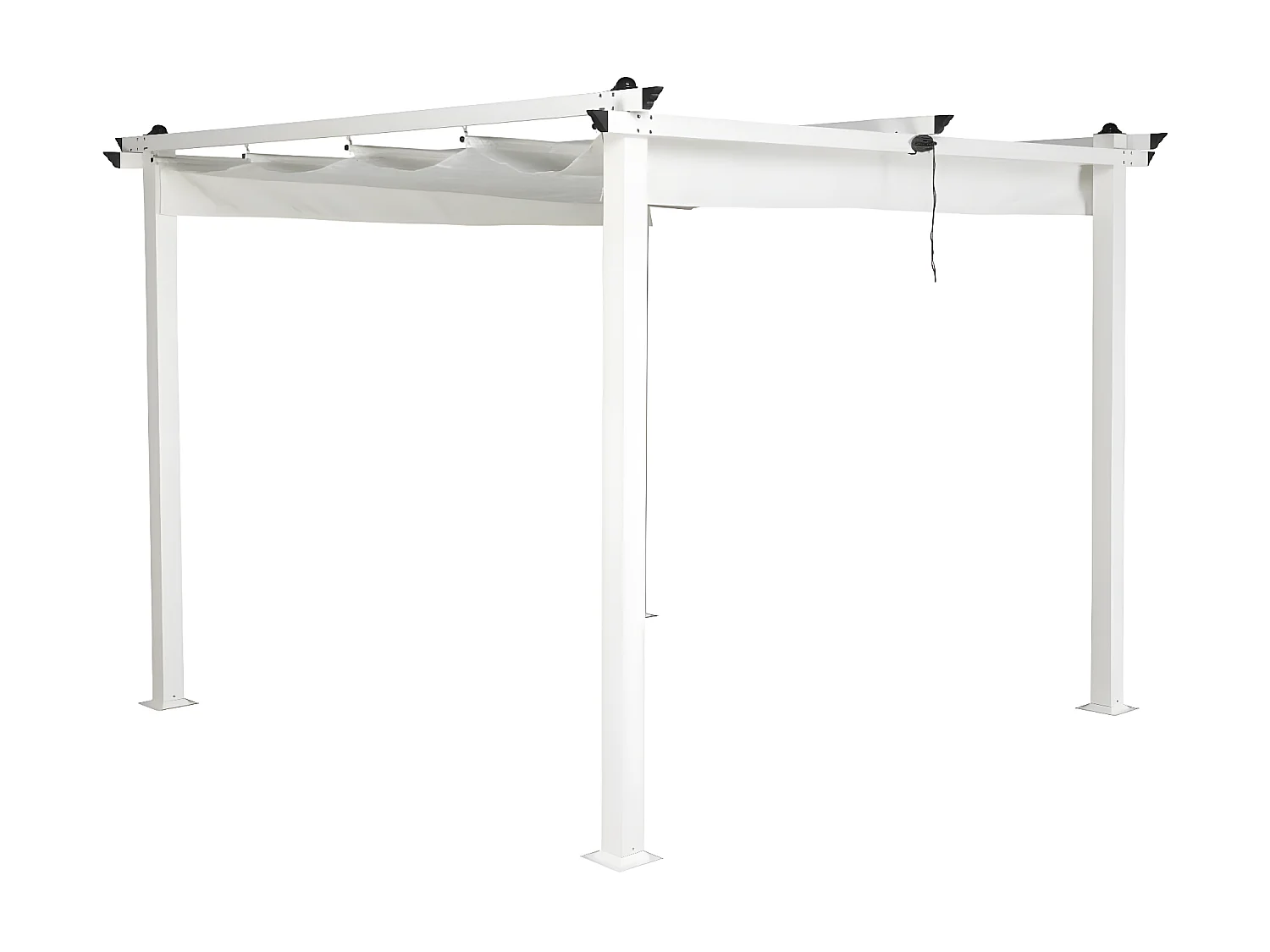 Pergola Avec Toit "Lazio" 295cm Blanc