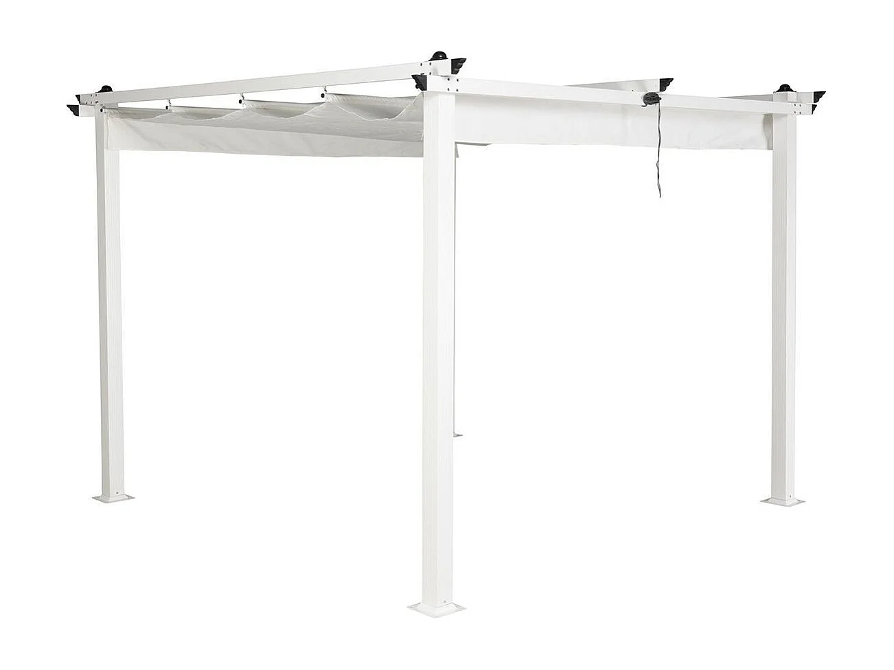 Pergola Avec Toit "Lazio" 295cm Blanc