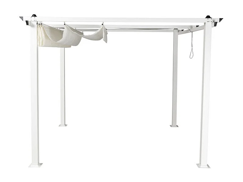 Pergola Avec Toit "Lazio" 295cm Blanc