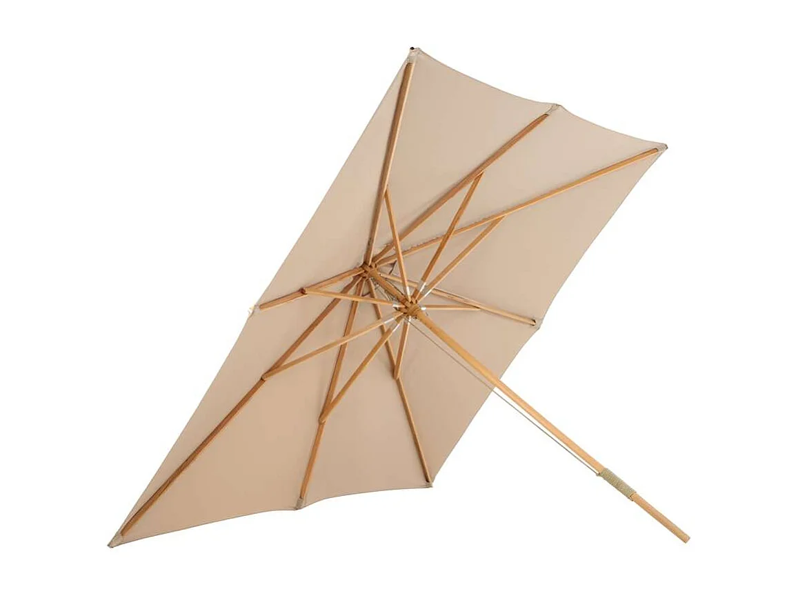 Parasol en Bois "Naxos" 300cm Marron