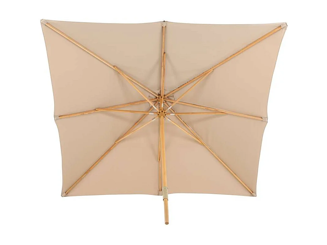 Parasol en Bois "Naxos" 300cm Marron