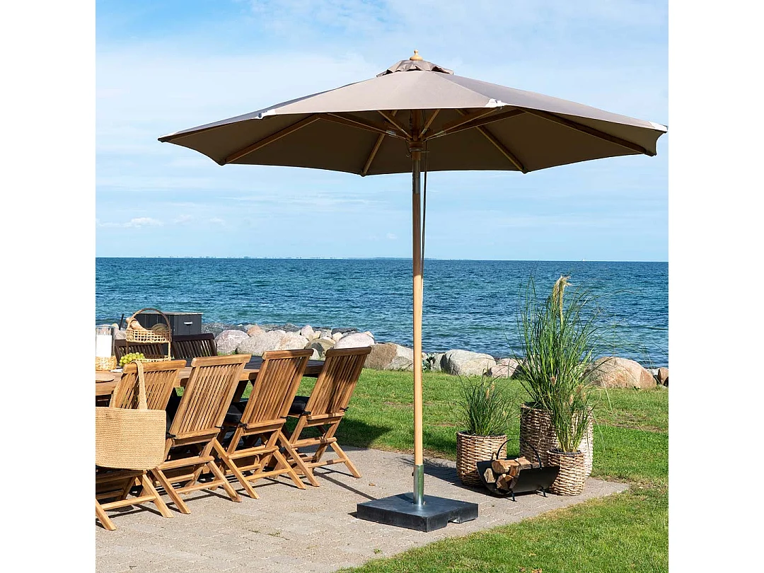 Austin parasol Ø300cm avec fonction d'inclinaison sable.