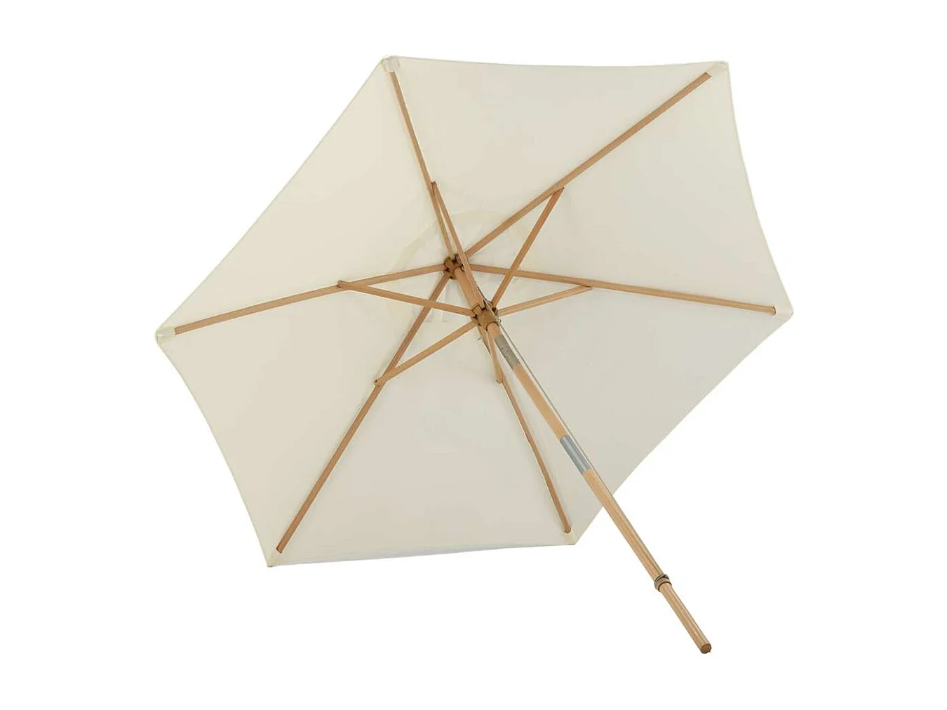 Corypho parasol avec fonction d'inclinaison blanc.