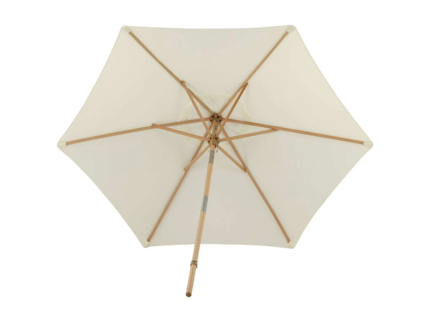 Corypho parasol avec fonction d'inclinaison blanc.
