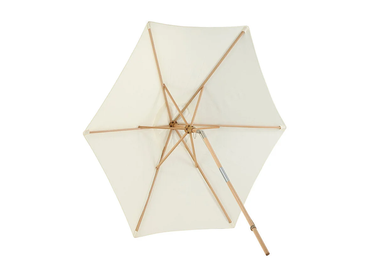 Corypho parasol avec fonction d'inclinaison blanc.