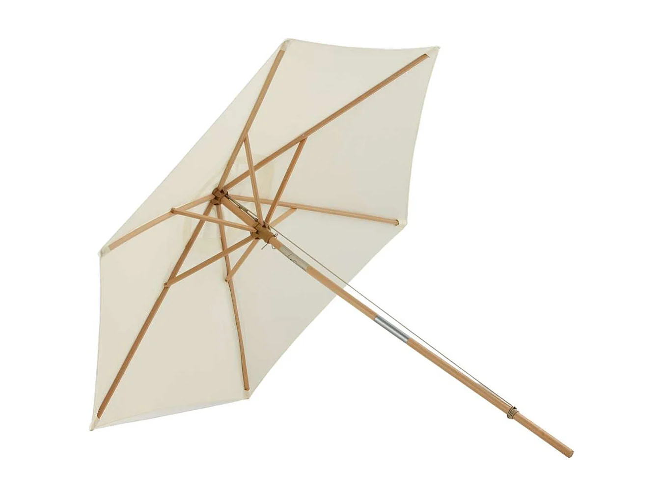 Corypho parasol avec fonction d'inclinaison blanc.