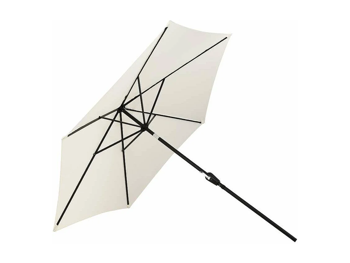 Leeds parasol witgrijs.