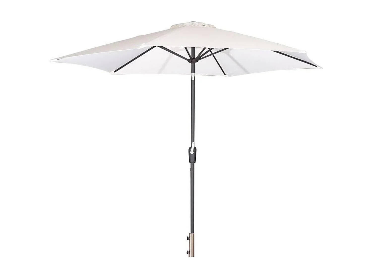 Parasol en Métal "Leeds" 300cm Blanc