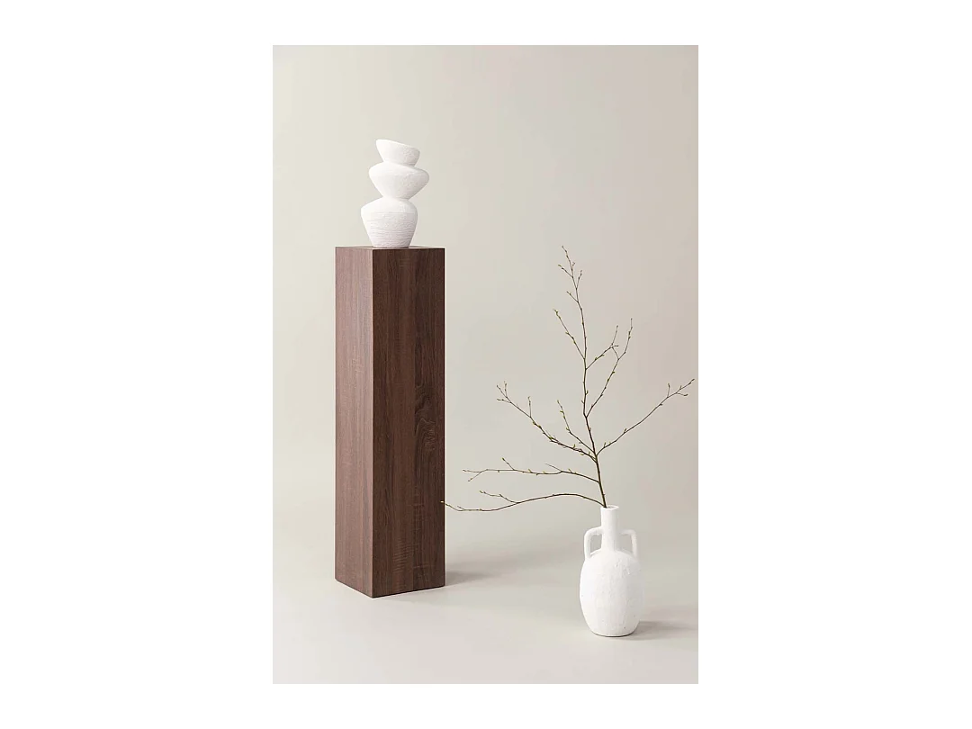 Ramsvik salontafel , voetstuk, bijzettafel bruin.
