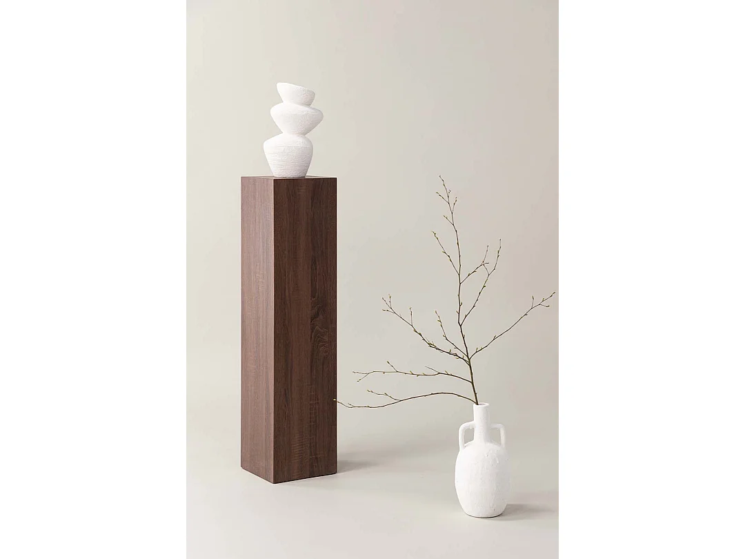 Ramsvik table basse , piédestal, table d'appoint marron.