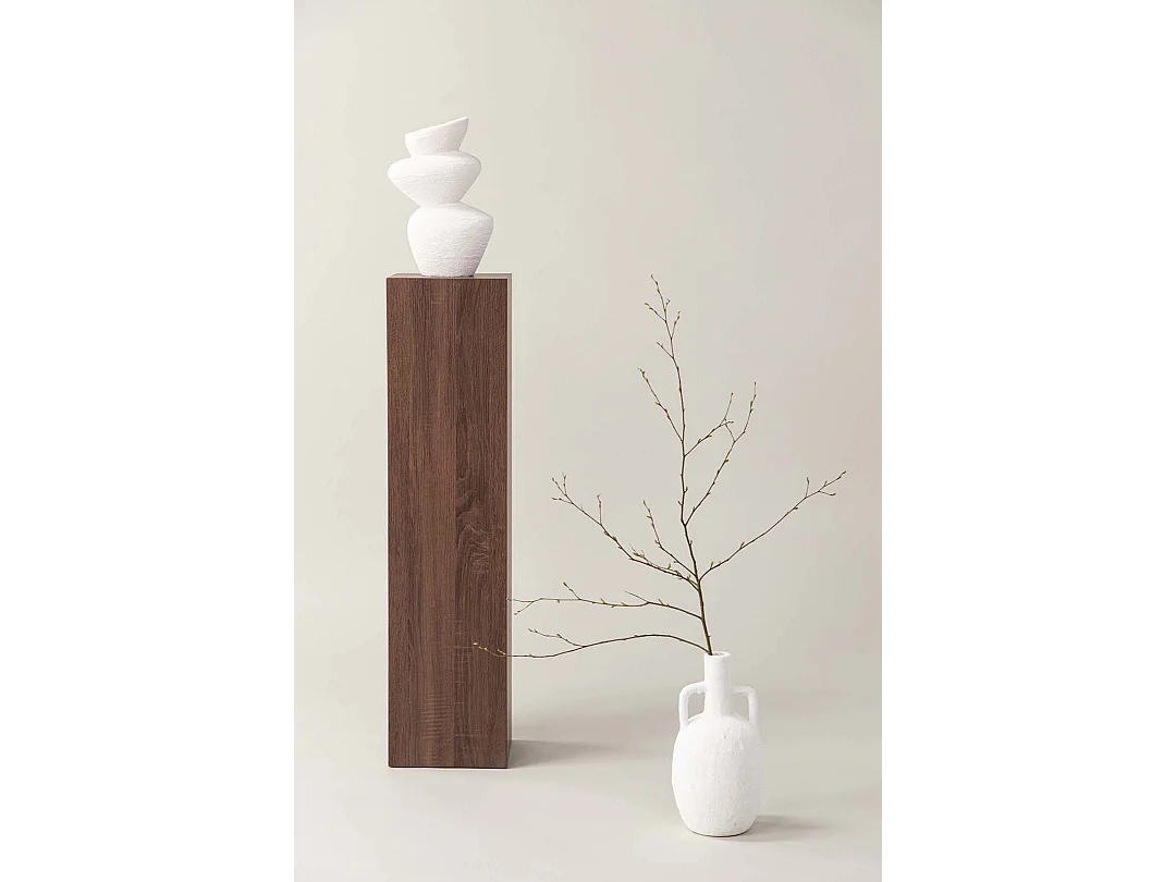 Ramsvik table basse , piédestal, table d'appoint marron.