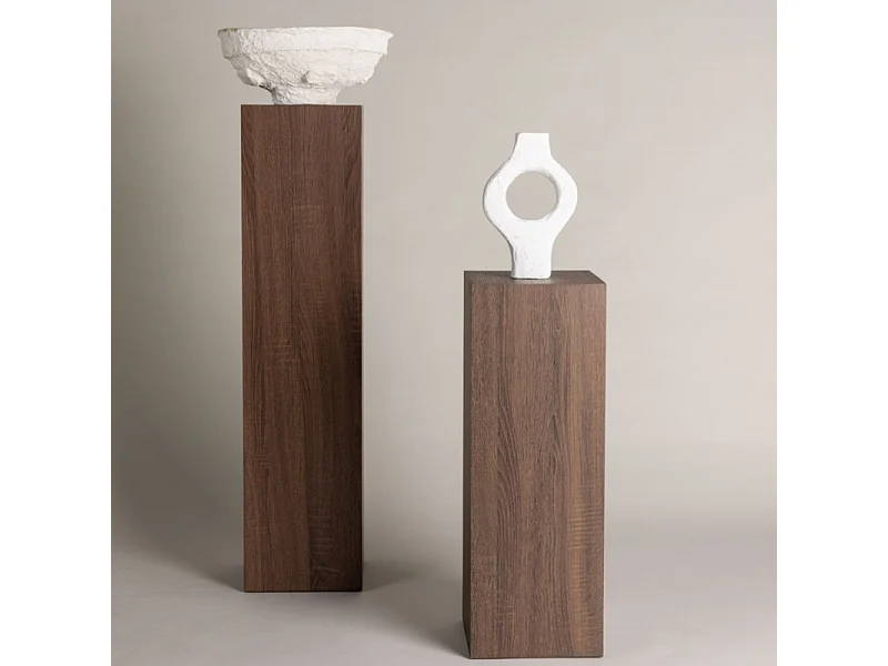 Ramsvik table basse , piédestal, table d'appoint marron.