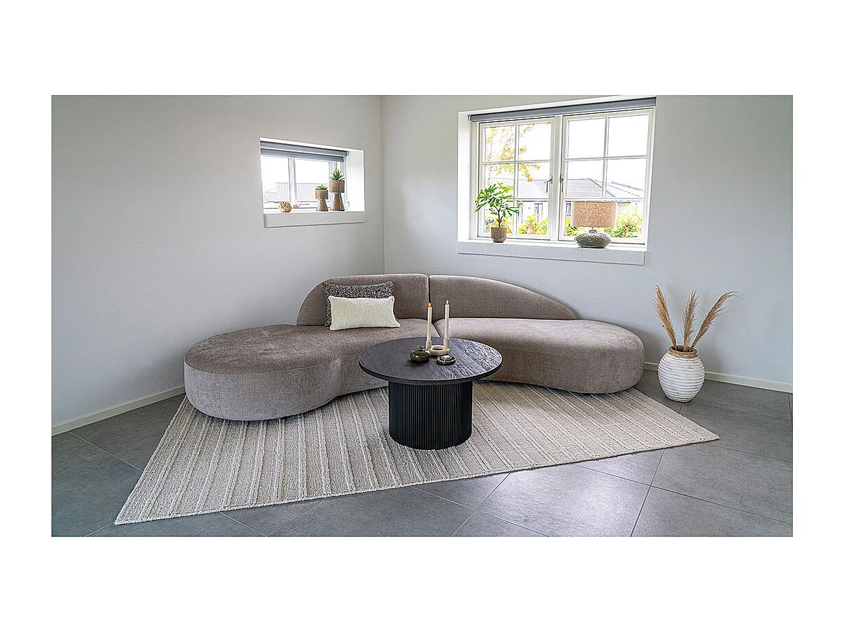 Table basse ronde BOAVISTA Ø80cm-Marron