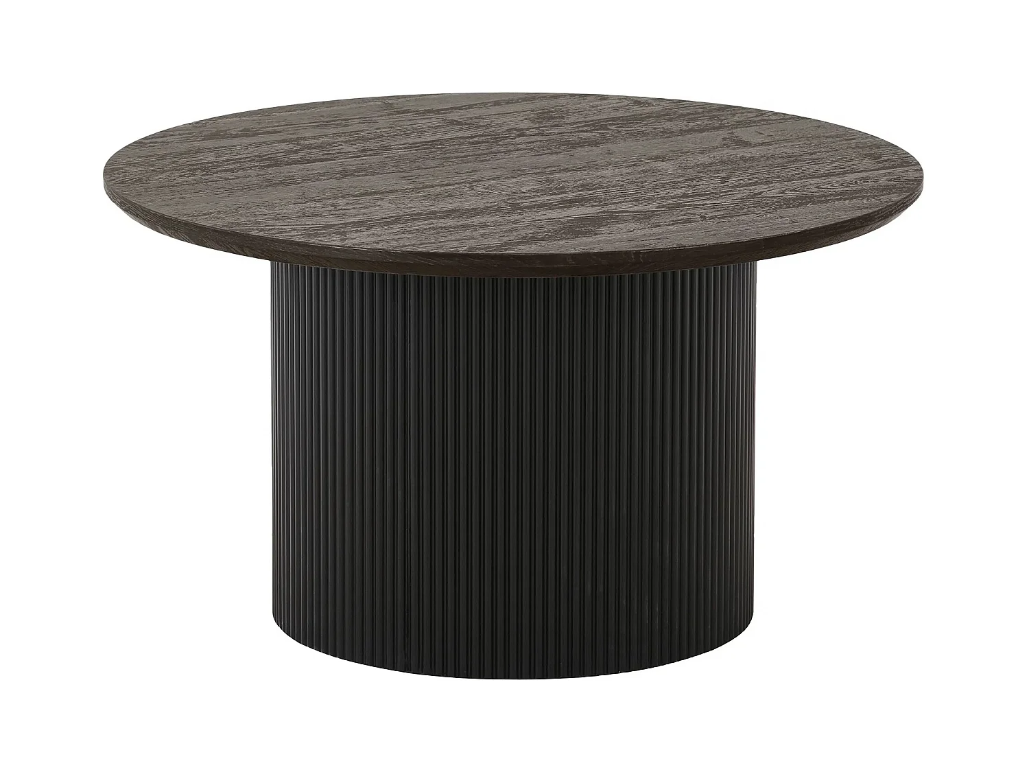 Table basse ronde BOAVISTA Ø80cm-Marron